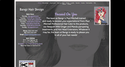 Desktop Screenshot of bangzhairdesigns.com